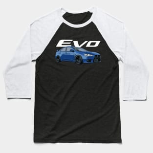 EVO X evolution 10 octane blue Baseball T-Shirt